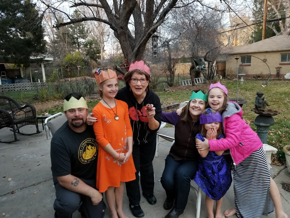 Thanksgiving 2017, Gabe, Jazz, Marty, Aunt Susie, Nana, Pharrah