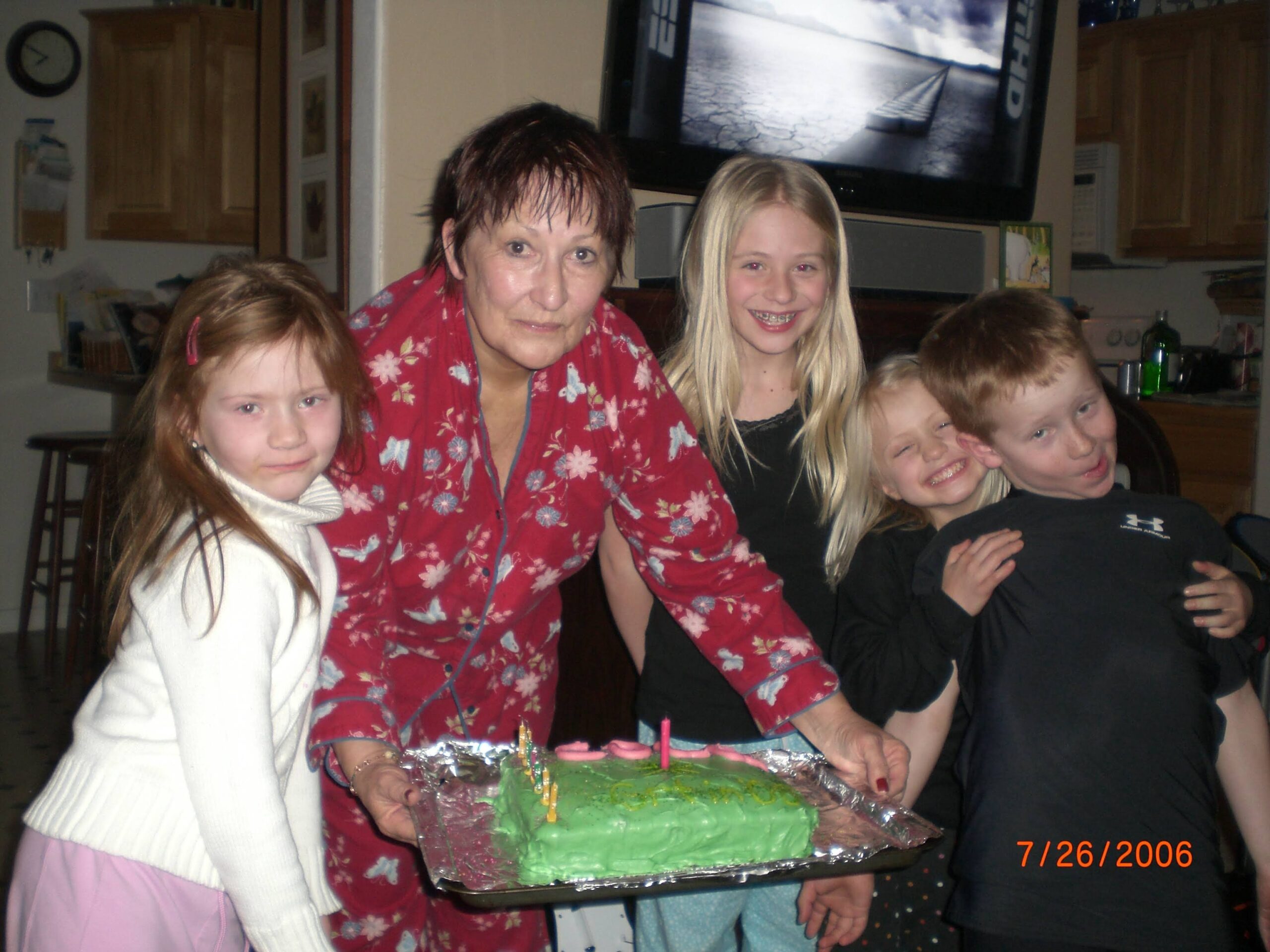 Montana kid's birthday and famous gma cake