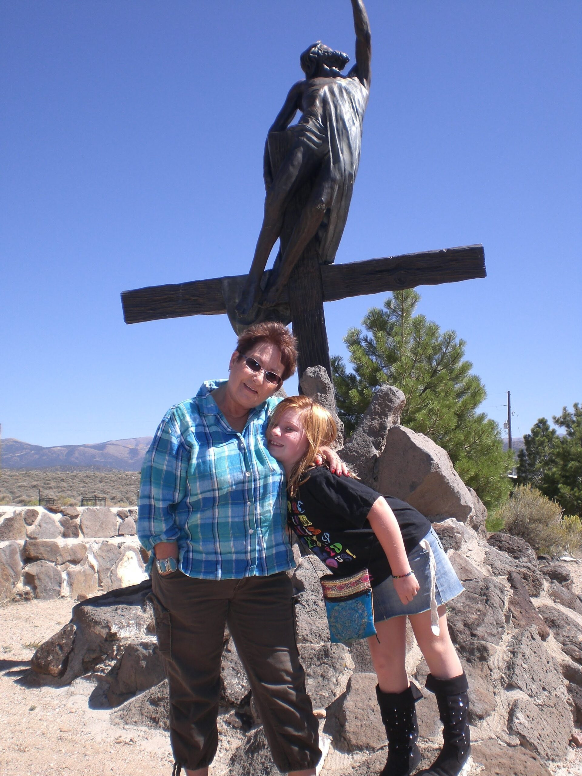 Marty and Presley, Santa Fe road trip