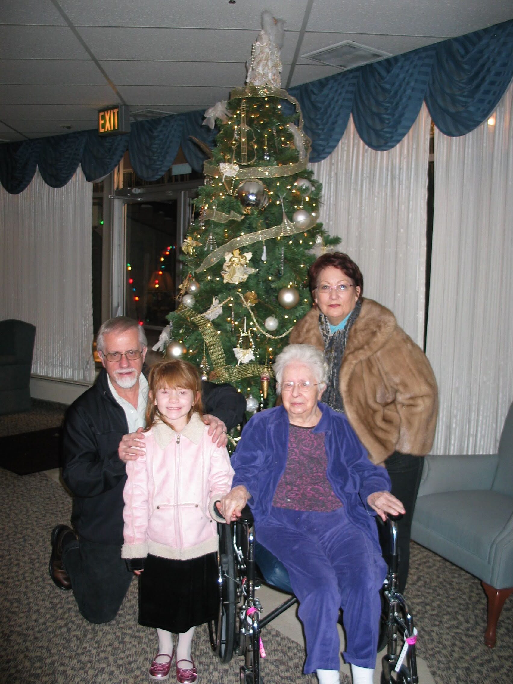 Don, Presley, Grandma Nellie, Marty