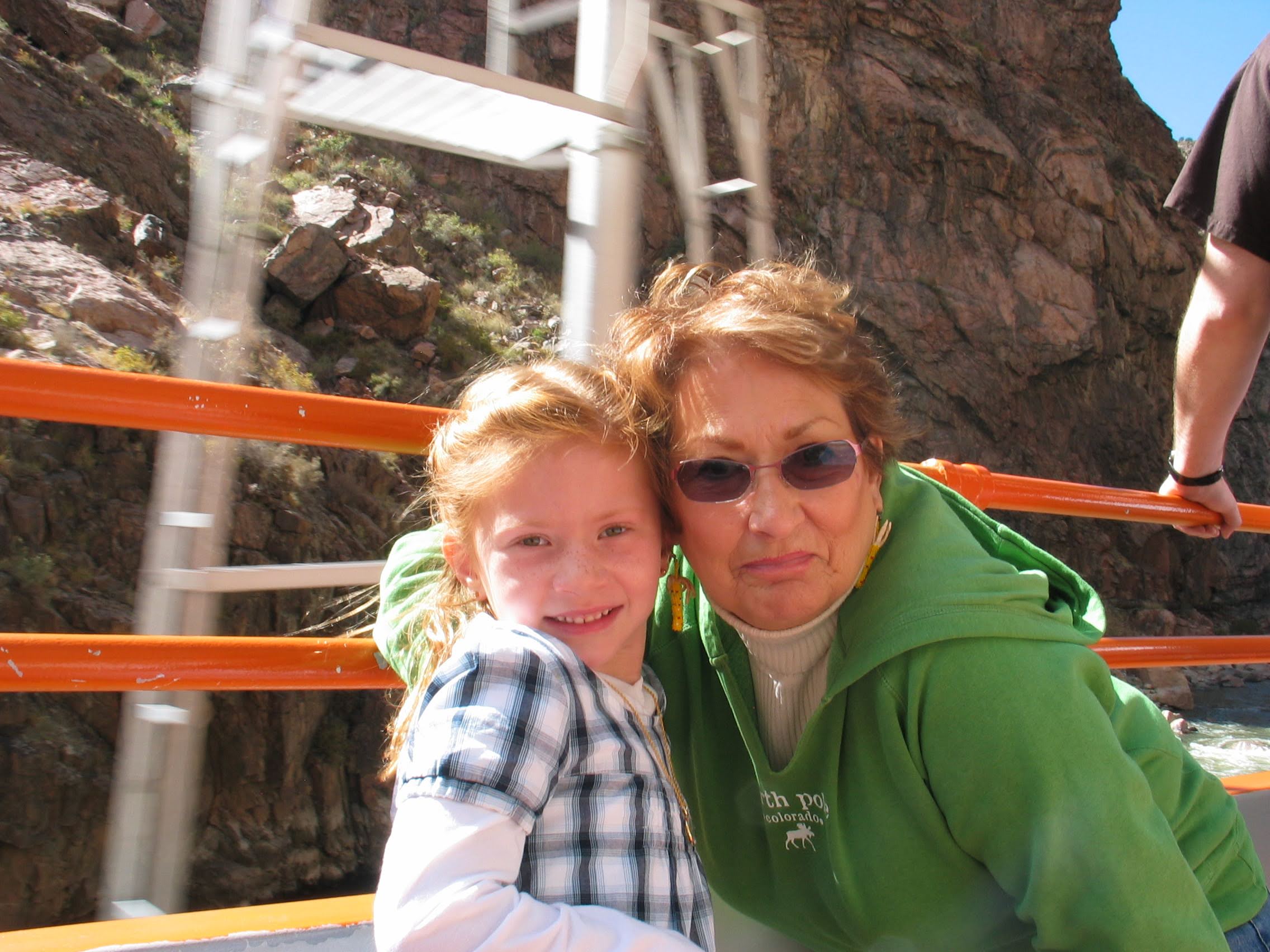 Presley and Marty, Colorado Springs train