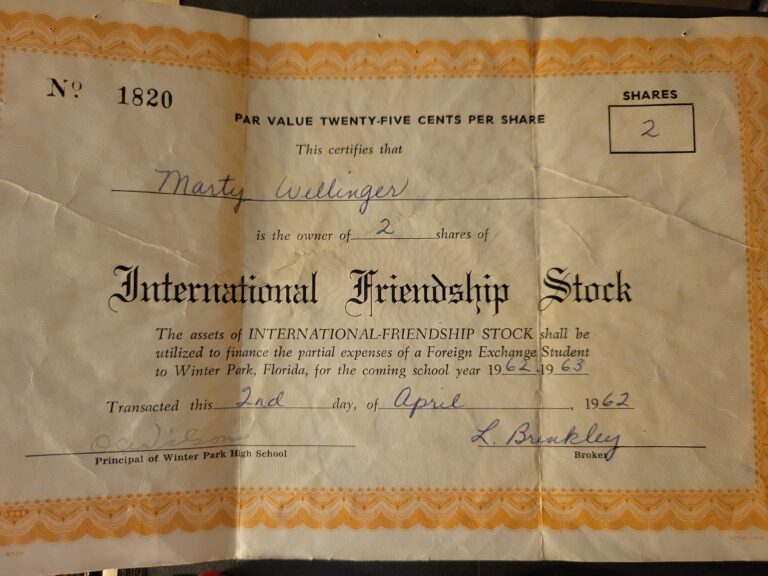 International Friendship Exchange Program