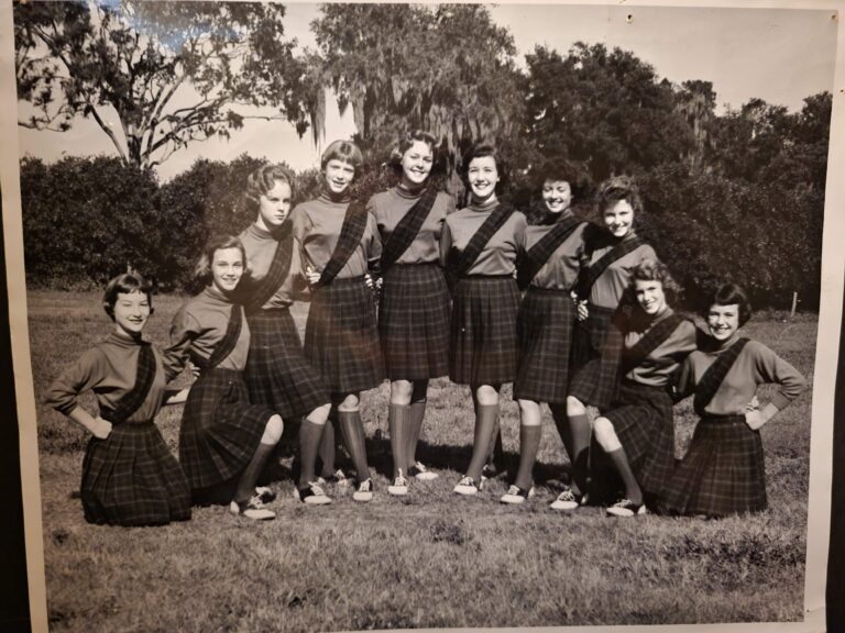 Marty was a cheerleader and on the swim team in High School