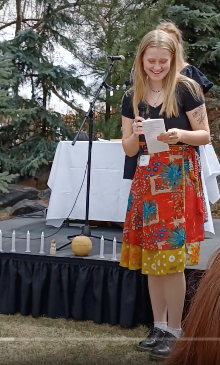 Macy Schmidt Reads Desiderata at Marty Schmidt's Unconventional Retirement Party